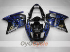 Injection Fairing kit for 96-07 CBR1100XX - Blue, Black - Flame #OYO87905045