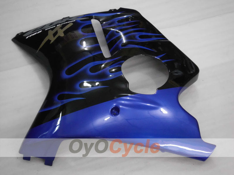Injection Fairing kit for 96-07 CBR1100XX - Blue, Black - Flame #OYO87905045