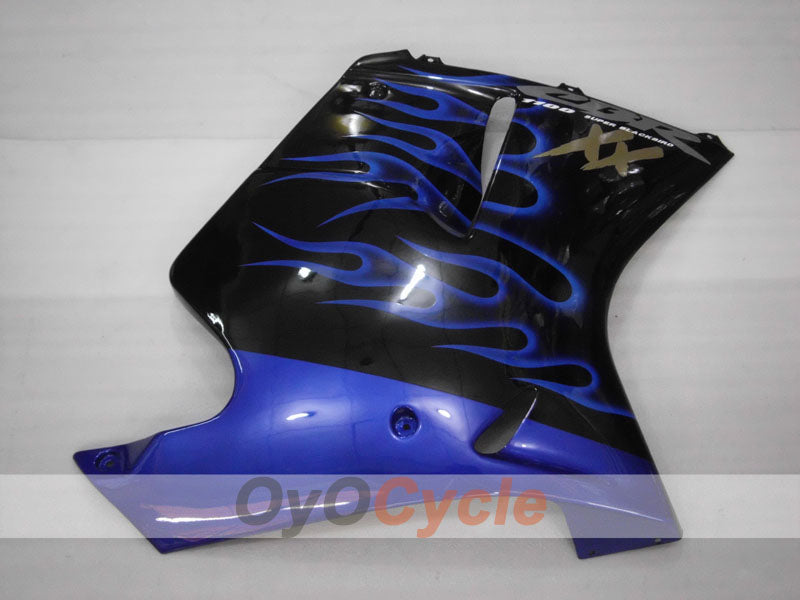 Injection Fairing kit for 96-07 CBR1100XX - Blue, Black - Flame #OYO87905045