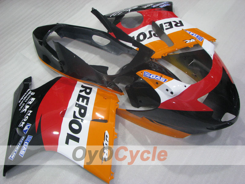 Injection Fairing kit for 96-07 CBR1100XX - Red, Black - Repsol #OYO87905049 Main image