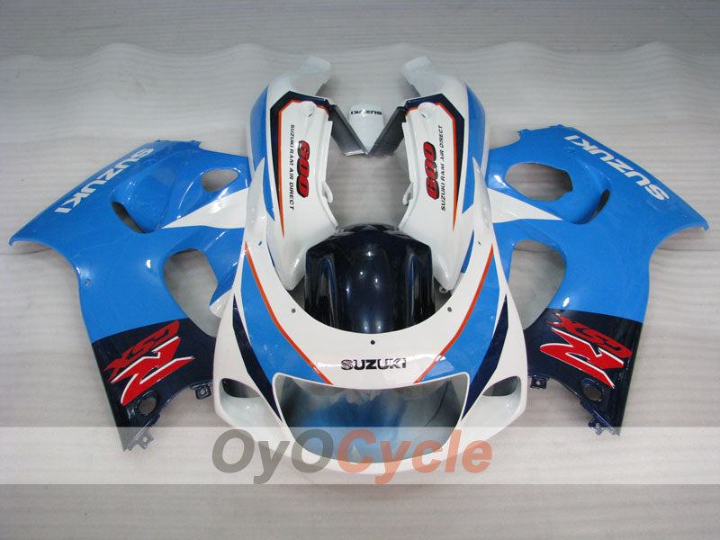 Fairing kit for 97-00 Suzuki GSXR600 - Blue, White - Factory Style #OYO87905051 Secondary image