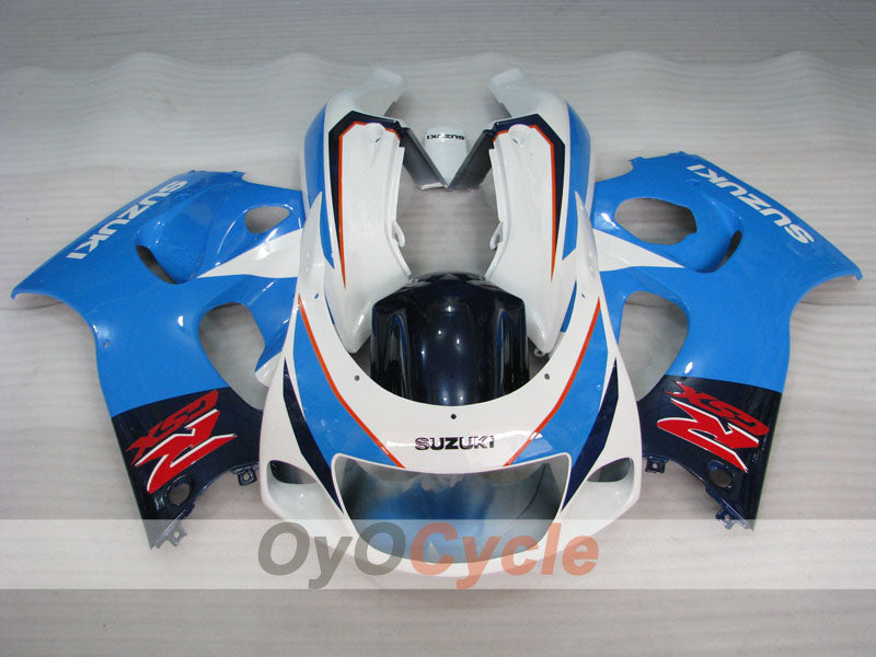 Fairing kit for 96-99 Suzuki GSXR750 - Blue, White - Factory Style #OYO87905065