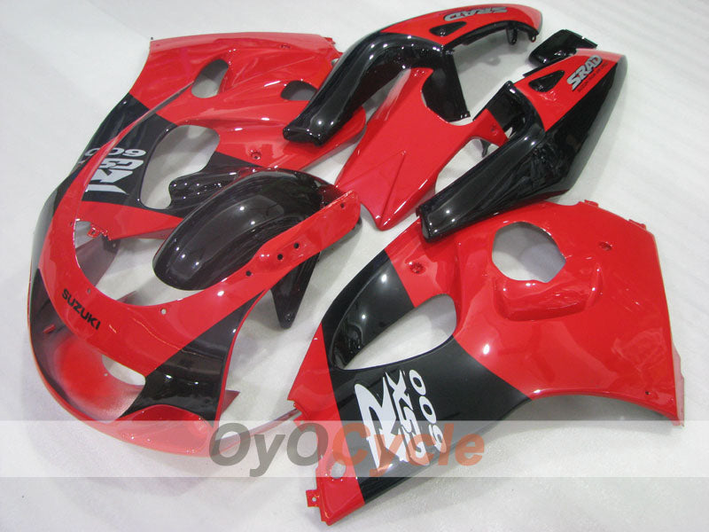 Fairing kit for 97-00 Suzuki GSXR600 - Red, Black - Factory Style #OYO87905053 Main image