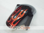 Fairing kit for 96-99 Suzuki GSXR750 - Orange, Black - Flame #OYO87905068