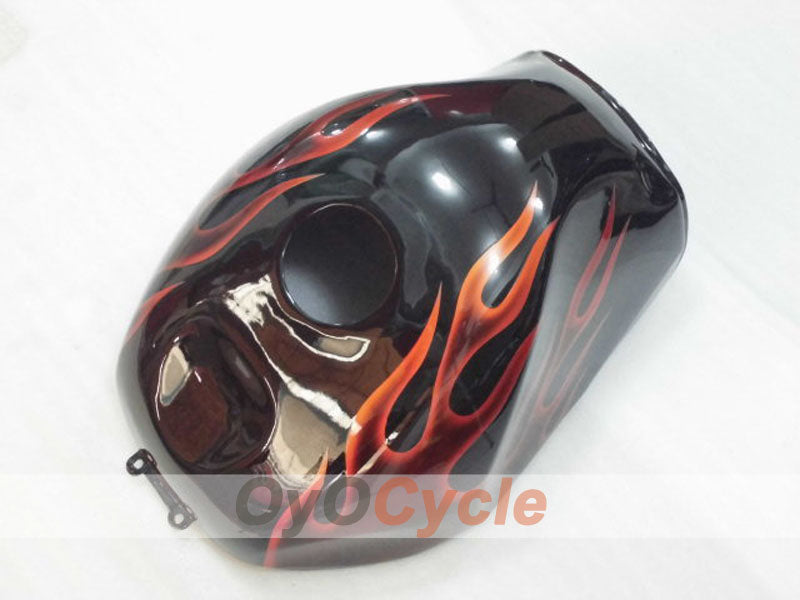 Fairing kit for 96-99 Suzuki GSXR750 - Orange, Black - Flame #OYO87905068