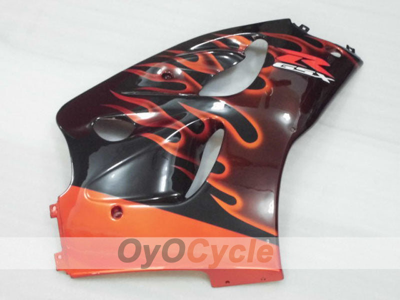 Fairing kit for 96-99 Suzuki GSXR750 - Orange, Black - Flame #OYO87905068