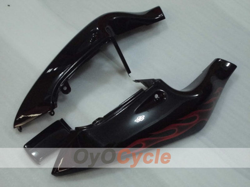 Fairing kit for 96-99 Suzuki GSXR750 - Orange, Black - Flame #OYO87905068
