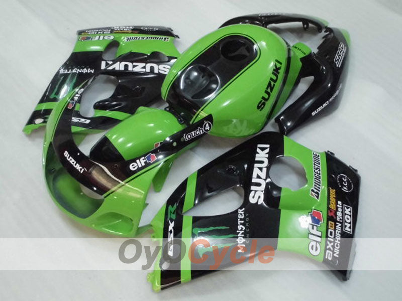 Fairing kit for 97-00 Suzuki GSXR600 - Green, Black - Customize #OYO87905055