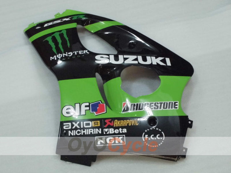 Fairing kit for 97-00 Suzuki GSXR600 - Green, Black - Customize #OYO87905055