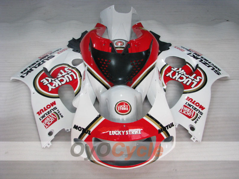 Fairing kit for 97-00 Suzuki GSXR600 - Red, White - Lucky Strike #OYO87905056 Secondary image