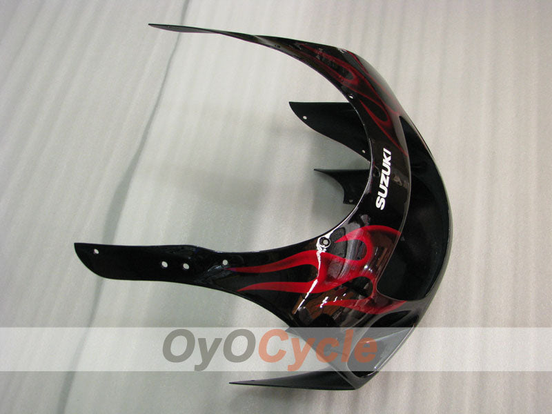 Fairing kit for 96-99 Suzuki GSXR750 - Orange, Black - Flame #OYO87905071