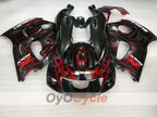 Fairing kit for 96-99 Suzuki GSXR750 - Orange, Black - Flame #OYO87905071