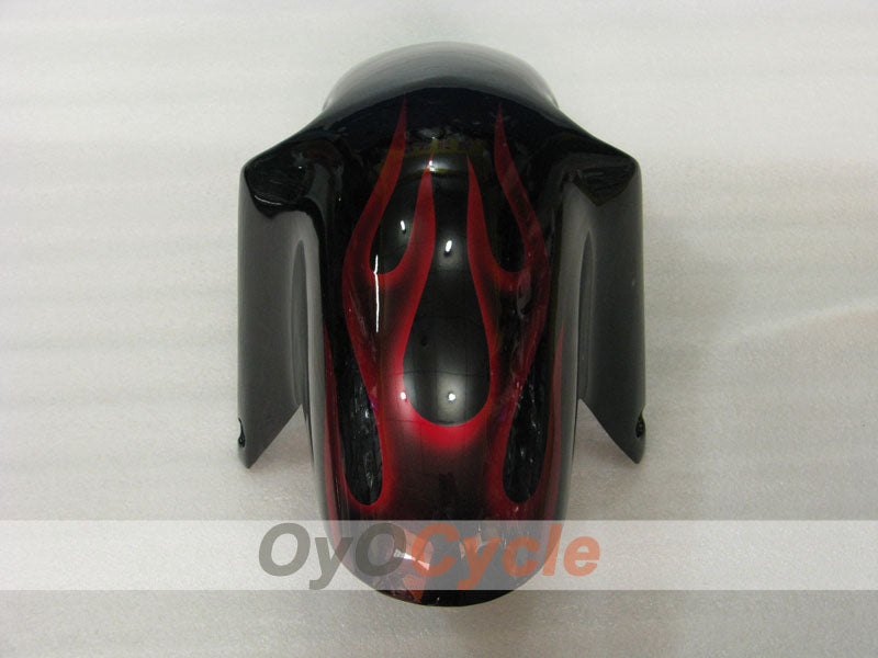 Fairing kit for 96-99 Suzuki GSXR750 - Orange, Black - Flame #OYO87905071
