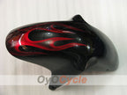 Fairing kit for 96-99 Suzuki GSXR750 - Orange, Black - Flame #OYO87905071