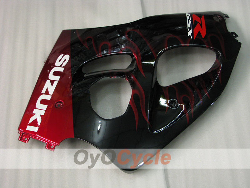 Fairing kit for 96-99 Suzuki GSXR750 - Orange, Black - Flame #OYO87905071