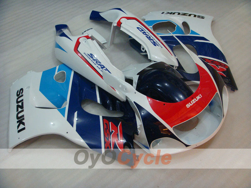 Fairing kit for 96-99 Suzuki GSXR750 - Blue, White - Factory Style #OYO87905072 Main image