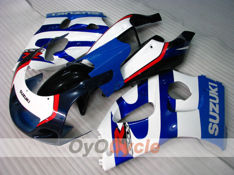 Fairing kit for 96-99 Suzuki GSXR750 - Blue, White - Factory Style #OYO87905073