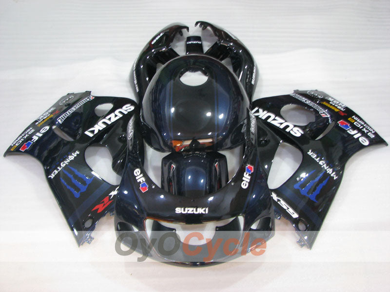 Fairing kit for 97-00 Suzuki GSXR600 - Black - Customize #OYO87905061 Secondary image