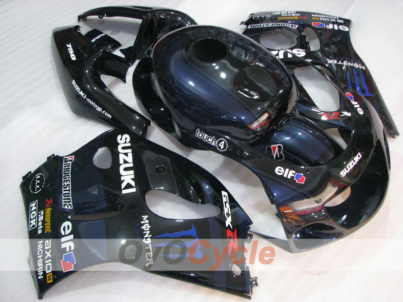 Fairing kit for 97-00 Suzuki GSXR600 - Black - Customize #OYO87905061 Main image