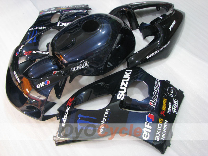Fairing kit for 96-99 Suzuki GSXR750 - Black - Customize #OYO87905075
