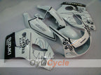 Fairing kit for 96-99 Suzuki GSXR750 - White, Black - Corona, MOTUL #OYO87905076