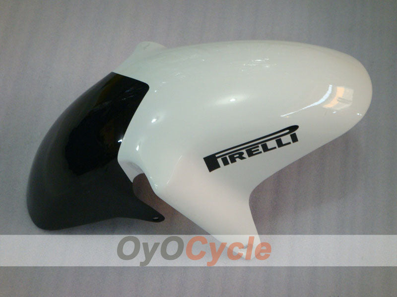 Fairing kit for 96-99 Suzuki GSXR750 - White, Black - Corona, MOTUL #OYO87905076