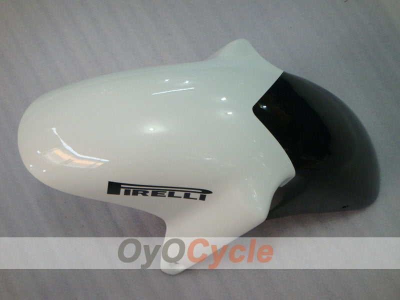 Fairing kit for 96-99 Suzuki GSXR750 - White, Black - Corona, MOTUL #OYO87905076