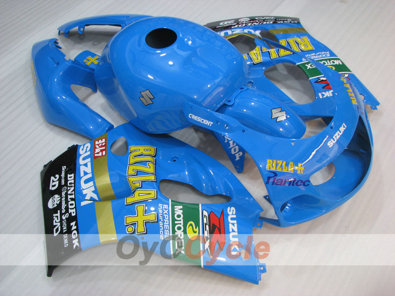 Fairing kit for 96-99 Suzuki GSXR750 - Blue, Black - MOTUL, Rizla+ #OYO87905077 Secondary image