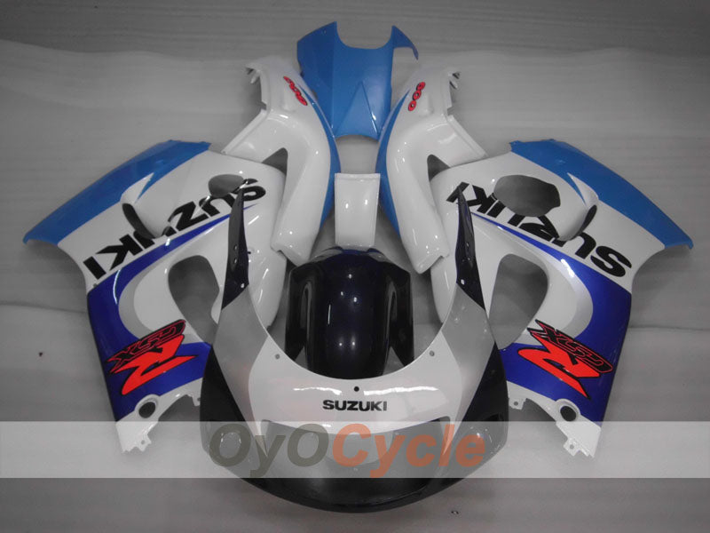 Fairing kit for 97-00 Suzuki GSXR600 - Blue, White, Black - Factory Style #OYO87905064 Secondary image