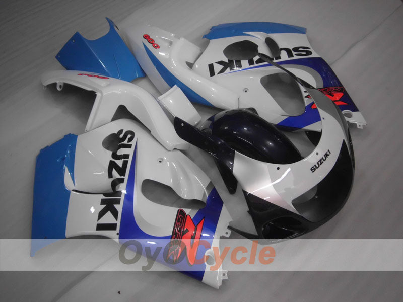 Fairing kit for 97-00 Suzuki GSXR600 - Blue, White, Black - Factory Style #OYO87905064 Main image