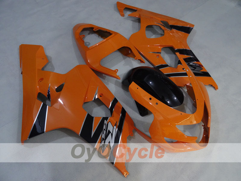 Injection Fairing kit for 04-05 GSXR600 - Orange, Black - Factory Style #OYO87905229 Main image