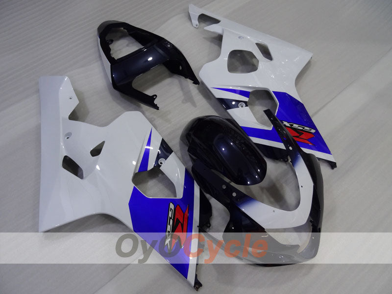 Injection Fairing kit for 04-05 GSXR600 - Blue, White, Black - Factory Style #OYO87905230