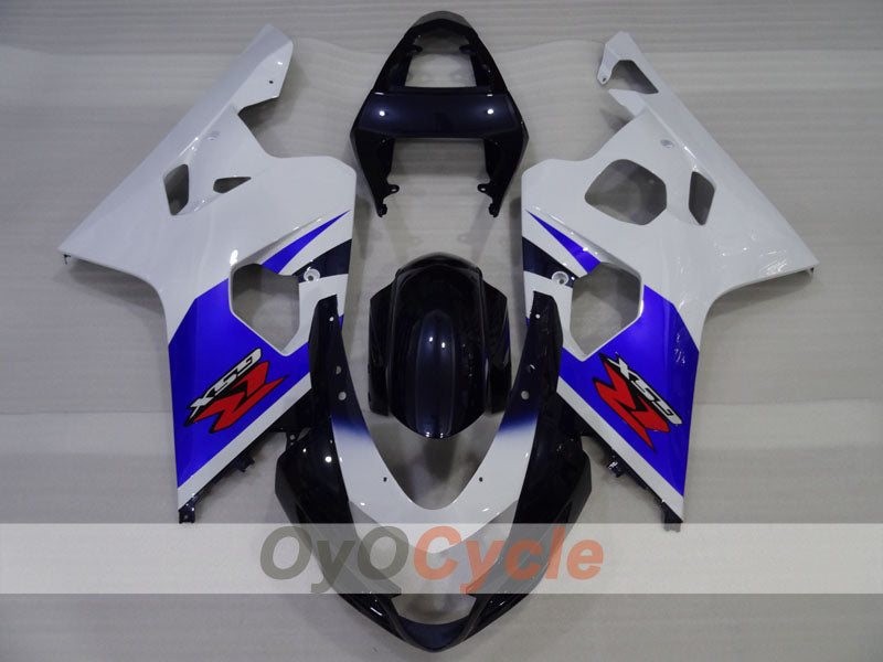 Injection Fairing kit for 04-05 GSX R750 - Blue, White, Black - Factory Style #OYO87905267