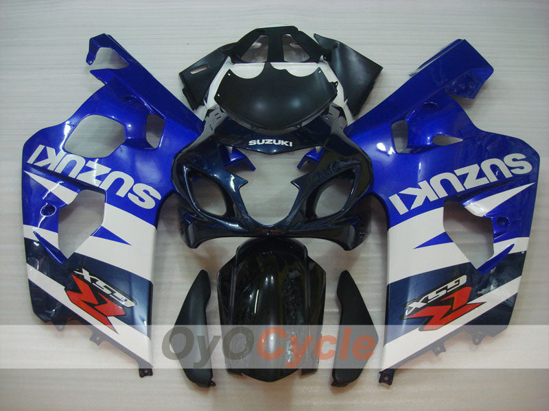 Injection Fairing kit for 04-05 GSXR600 - Blue, Black - Factory Style #OYO87905235 Main image