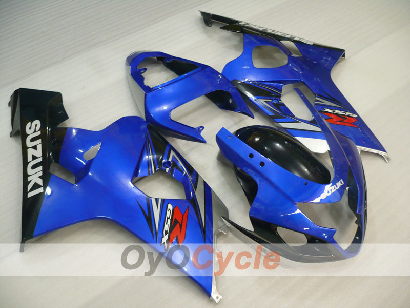 Injection Fairing kit for 04-05 GSX R750 - Blue, Black - Factory Style #OYO87905273 Main image