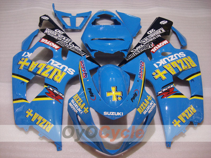 Injection Fairing kit for 04-05 GSXR600 - Blue, Black - Rizla+ #OYO87905237 Secondary image