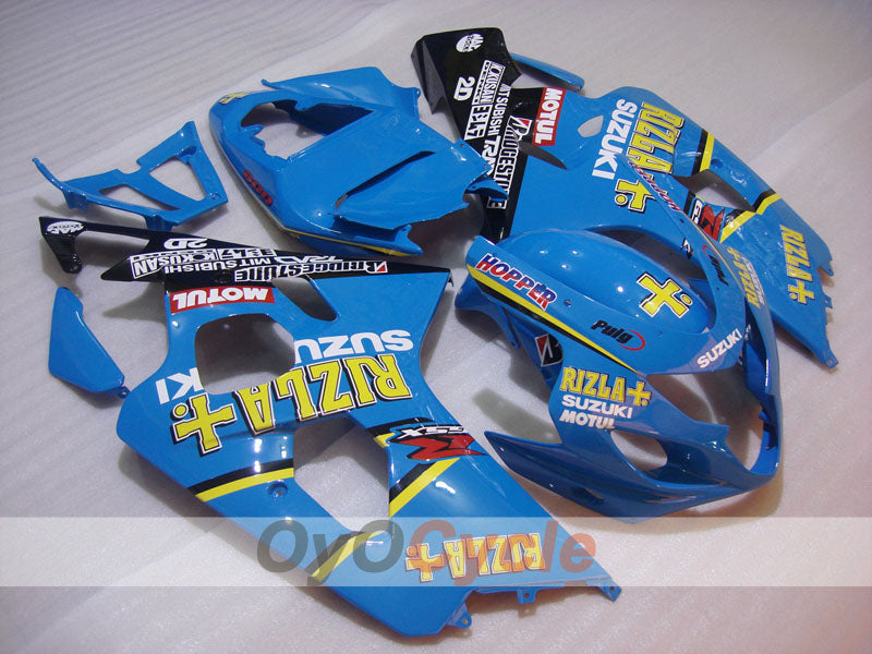 Injection Fairing kit for 04-05 GSXR600 - Blue, Black - Rizla+ #OYO87905237 Main image