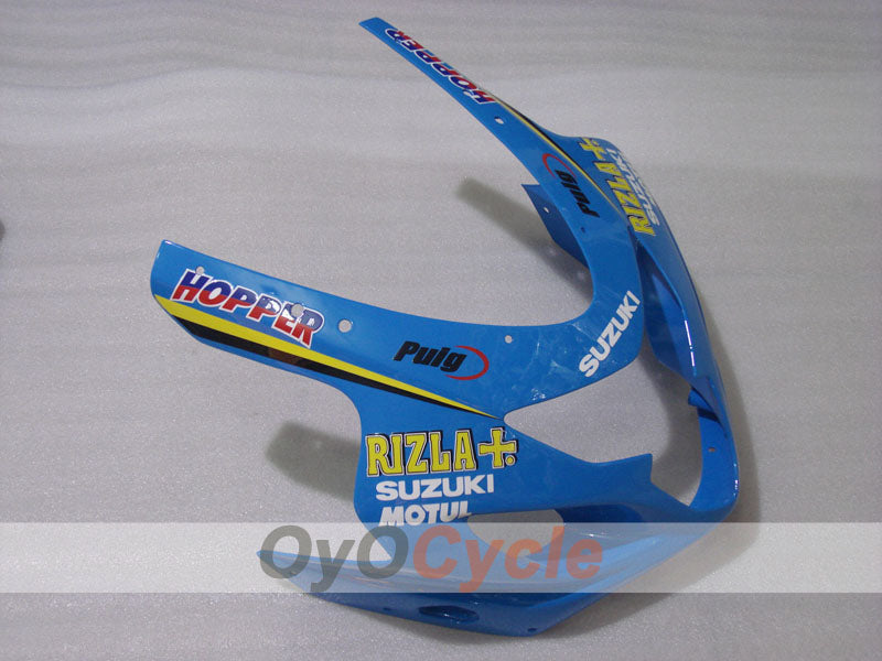 Injection Fairing kit for 04-05 GSXR600 - Blue, Black - Rizla+ #OYO87905237