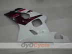 Injection Fairing kit for 04-05 GSXR600 - Red Wine Color, White - Factory Style #OYO87905238
