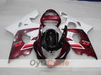 Injection Fairing kit for 04-05 GSXR600 - Red Wine Color, White - Factory Style #OYO87905238