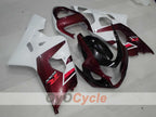 Injection Fairing kit for 04-05 GSX R750 - Red Wine Color, White - Factory Style #OYO87905275