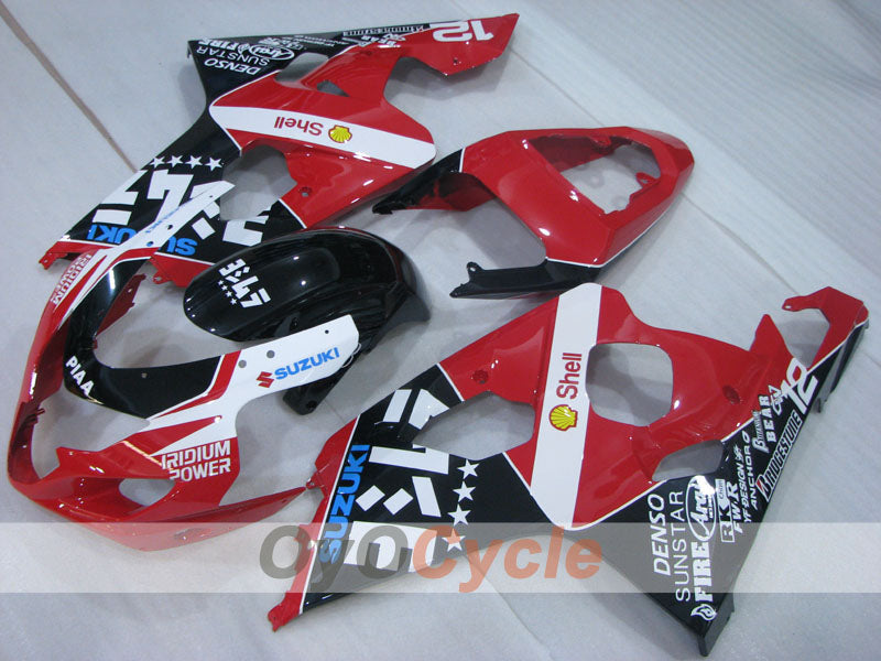 Injection Fairing kit for 04-05 GSXR600 - Red, Black - RK #OYO87905240 Secondary image