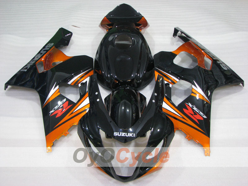 Injection Fairing kit for 04-05 GSX R750 - Orange, Black - Factory Style #OYO87905278 Main image
