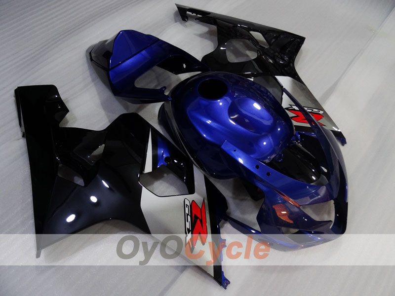 Injection Fairing kit for 04-05 GSXR600 - Blue, Black - Factory Style #OYO87905243 Main image