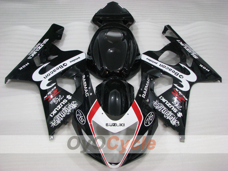 Injection Fairing kit for 04-05 GSXR600 - Black - Beacon #OYO87905244