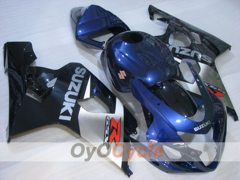 Injection Fairing kit for 04-05 GSXR600 - Blue, Black - Factory Style #OYO87905245