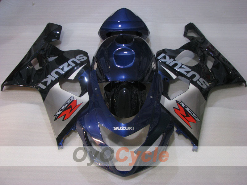 Injection Fairing kit for 04-05 GSX R750 - Blue, Black - Factory Style #OYO87905282