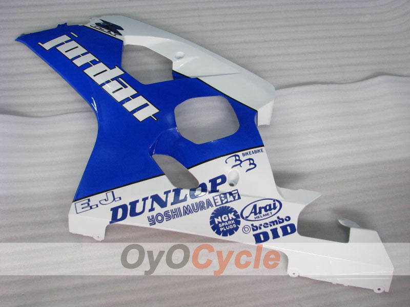 Injection Fairing kit for 04-05 GSXR600 - Blue, White - MOTUL #OYO87905247