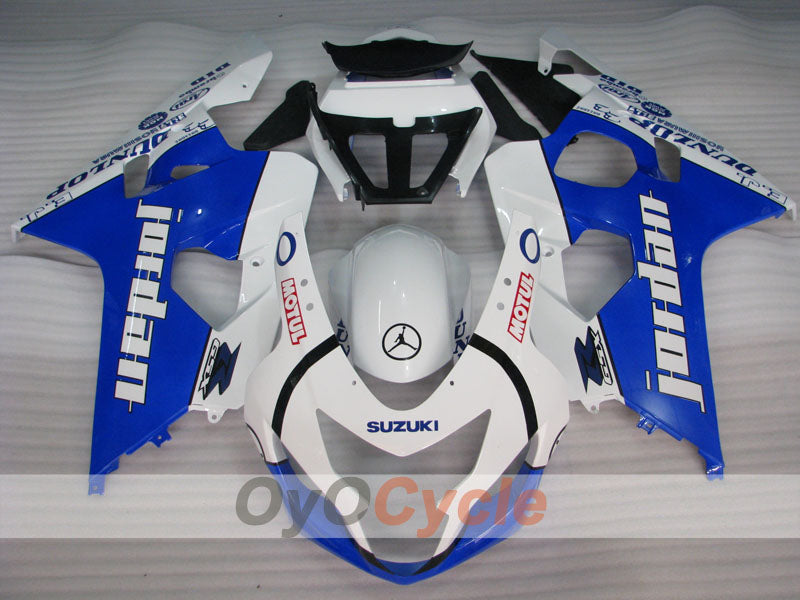 Injection Fairing kit for 04-05 GSXR600 - Blue, White - MOTUL #OYO87905247