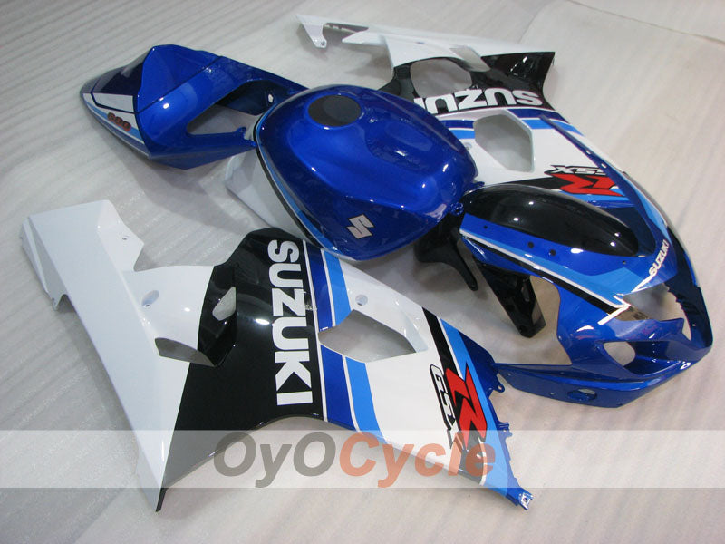 Injection Fairing kit for 04-05 GSXR600 - Blue, White - Factory Style #OYO87905249 Secondary image